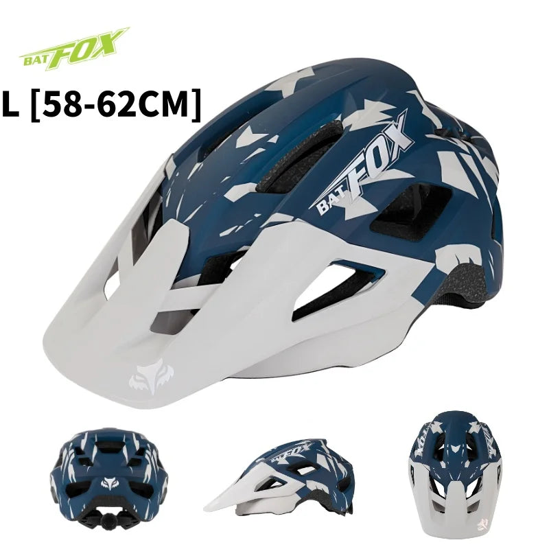 BATFOX Fahrradhelm MTB – In-Mold Speed-Mountainbike-Helm – Originaler, spezialisierter Fahrradhelm für Herren und Damen