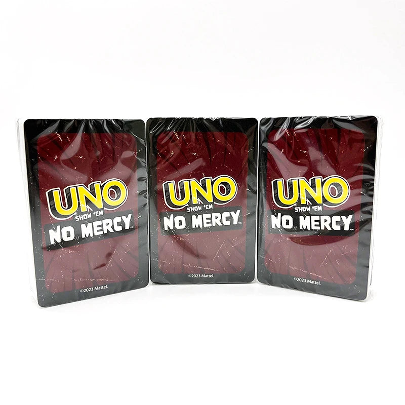 Uno No Mercy Brettspiele Uno-Karten Tisch Familienparty Unterhaltung Uno Gogo Gos Karten Spielzeug Kindergeburtstag Weihnachten
