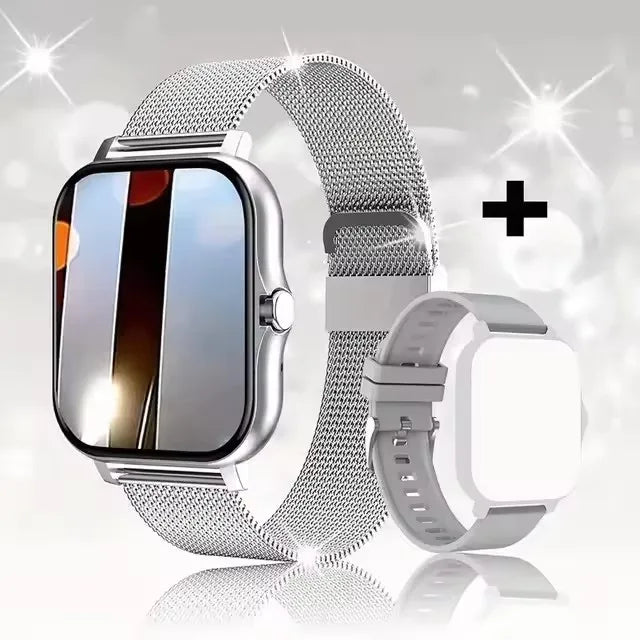 Smart Watch — Full Touch Screen, Bluetooth Calls & Health Tracking