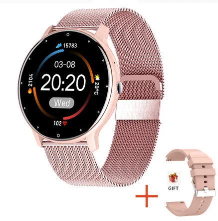 LIGE Smartwatch für Damen und Herren – Voller Touchscreen, Bluetooth 5.2, Anruffunktion, wasserdicht IP67, Sport- und Fitnesstracker, Modell ZL02 – Neu