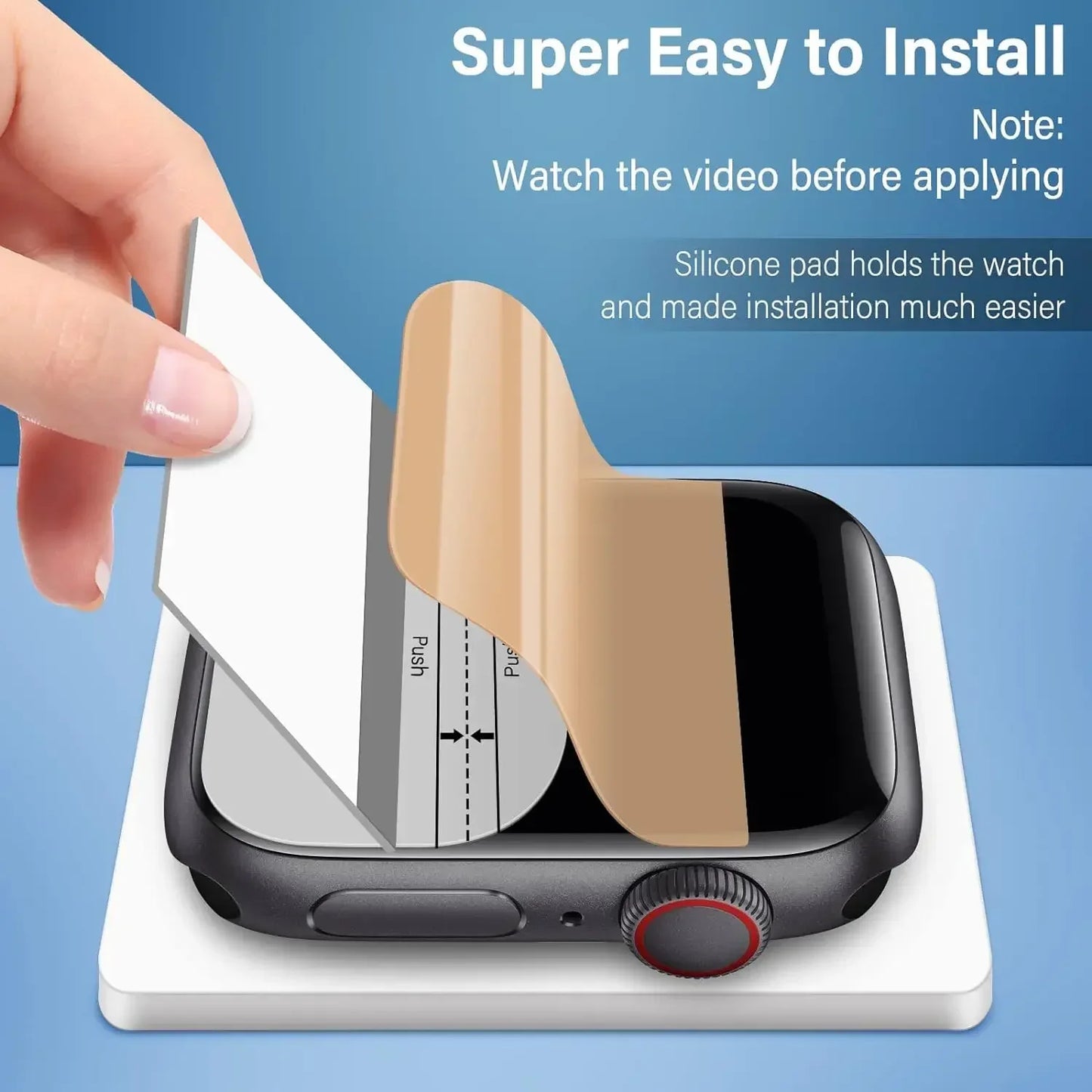 Displayschutzfolie für Apple Watch, 5 Stück – Schutzfolie für 49 mm, 40 mm, 44 mm, 45 mm, 41 mm Serie 10, 46 mm, 42 mm Serie 9, 8, 7, SE, Ultra 2 – Zubehör