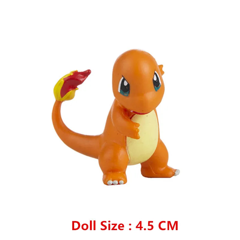 Pokémon Pokéball mit Cartoon-Designs – Anime-Film-Figuren Pikachu, Charmander, Eevee, Squirtle, Vulpix – Hochwertige Action-Spielzeuge, Sammlermodelle, Geschenke