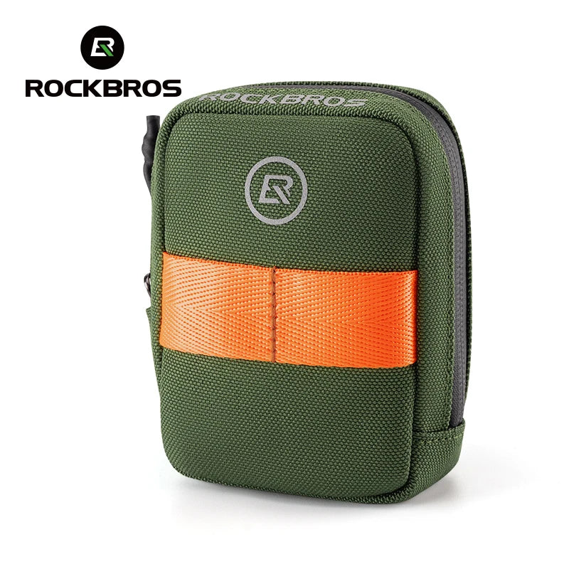 ROCKBROS Mini-Fahrrad-Satteltasche – Leichte, tragbare Fahrrad-Aufbewahrungstasche – Kleine Werkzeugtasche für Rennräder – Modische und schöne Fahrradtasche