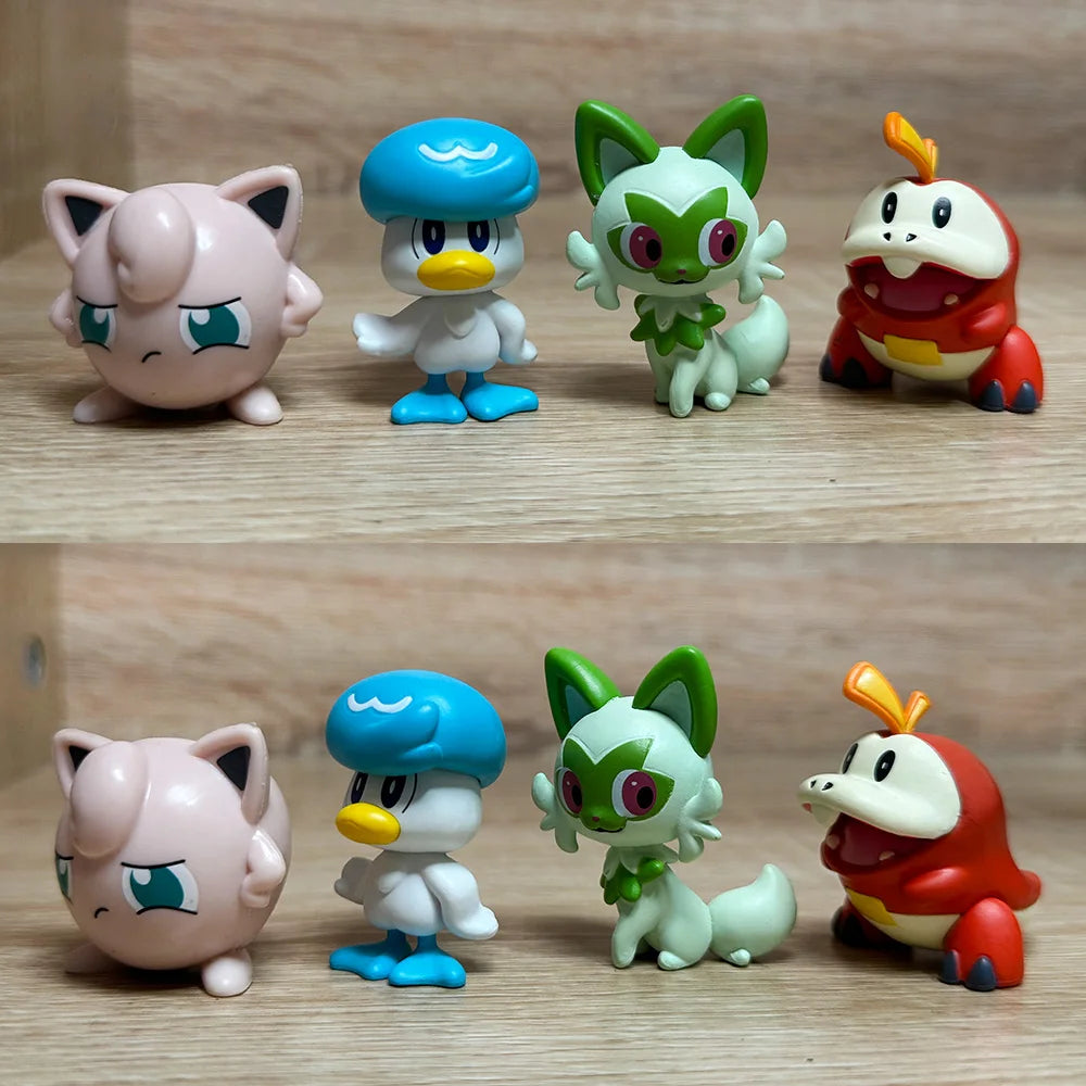 Pokémon Actionfigur Pikachu Spielzeug Charmander Squirtle Bulbasaur Taschenmonster Kleine Figuren Geschenk für Kinder