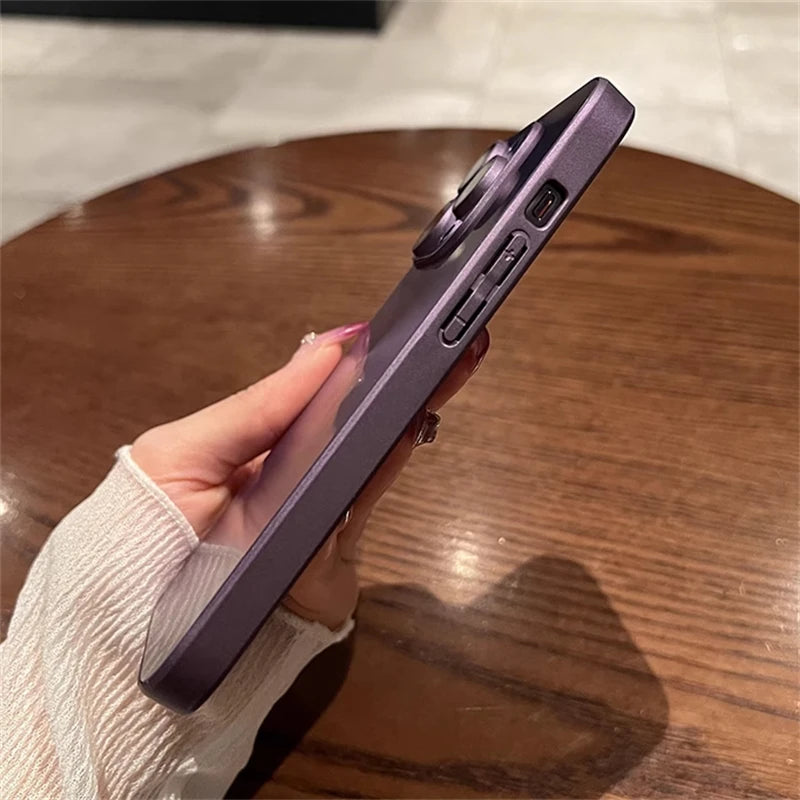 Luxus-Hülle mit Laser-Aurora-CD-Muster, matt, für iPhone 16 15 14 13 12 11 Pro Max 16 Plus, weiche Stoßstange, stoßfeste Panzerung, harte Abdeckung