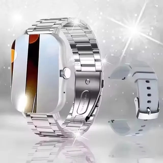 Smart Watch — Full Touch Screen, Bluetooth Calls & Health Tracking